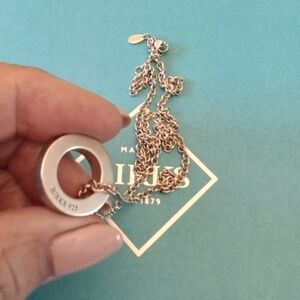 Birks Sterling Silver Circle of Life Pendant Necklace